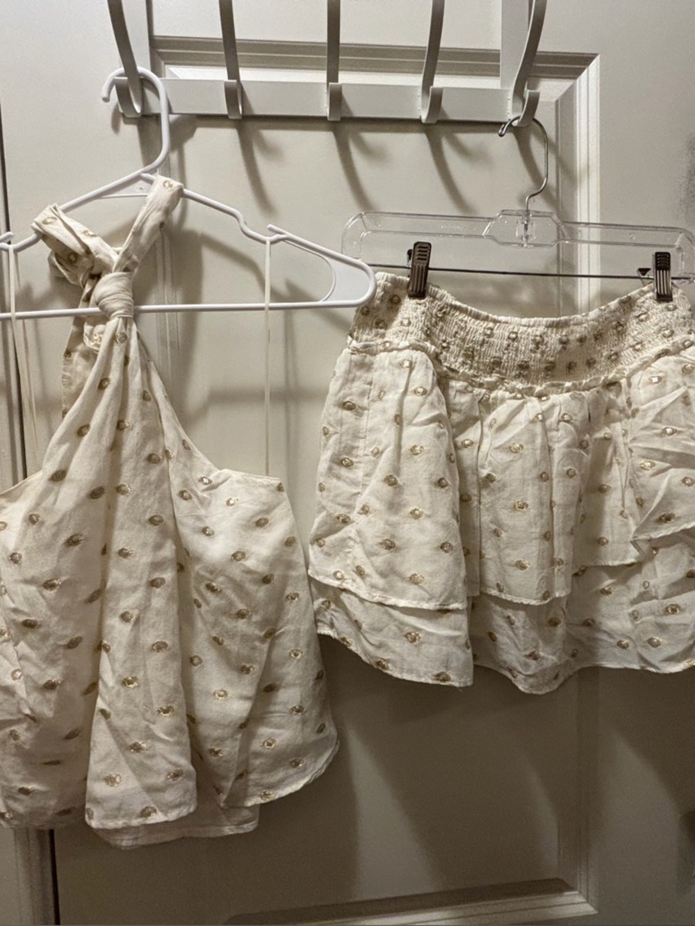 Zara Gauze Mini Skirt and Top Set XS